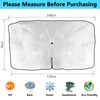Car sun protection, windscreen, windscreen sun protection, heat protection, car