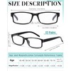 Kanayu 12 Pack Reading Glasses Bulk, 1.5 X Traditional Reading