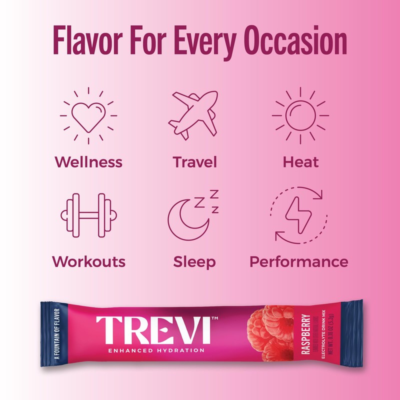 TREVI™ Sugar Free Electrolytes - Drink Mix Hydration Powder Packets