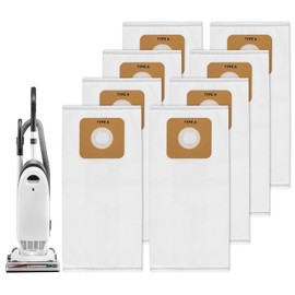 KEEPOW 8 Pack Vacuum Bags Type A for Riccar Vibrance R-Series 2000/4000 Series & Simplicity Symmetry S20EZM 5000/6000 Series Upright Vacuum Cleaners, Part RAH-6/SAH-6