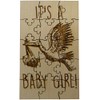 It's A Baby Girl! Gender Reveal 15 Piece Basswood Jigsaw