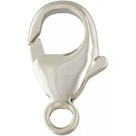 JensFindings 4 Qty. Sterling Silver Oval Trigger Lobster Claw Clasp 11.5x6.0mm By JensFinding