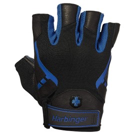 21817 Harbinger Pro Gloves, Black/Blue, S Size, For Lifting