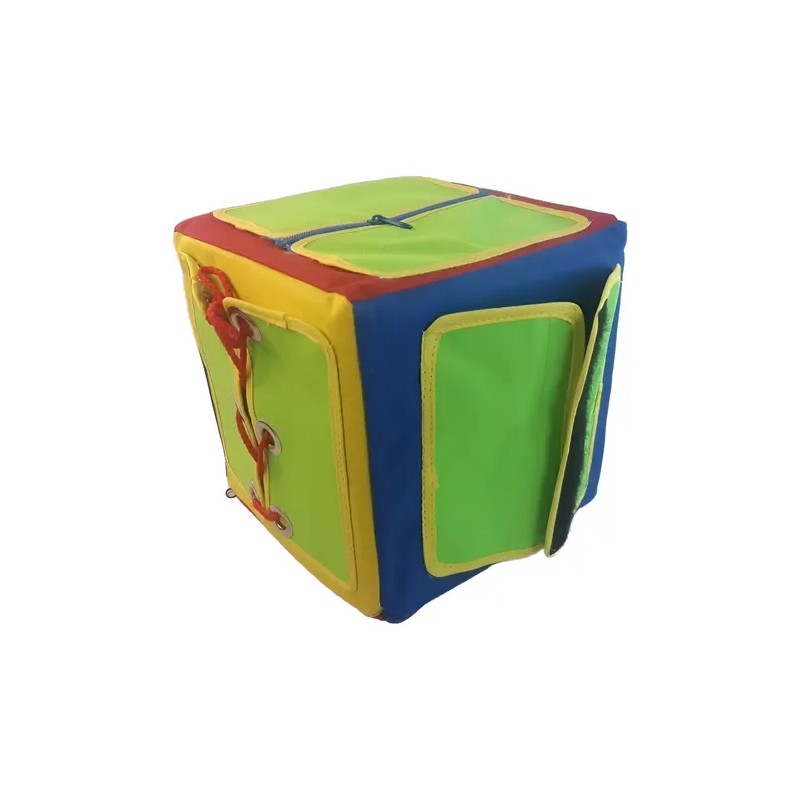 Cubo Montessori, De Coordinación 20x20 Cms. Didáctico