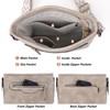 TANTOMI Purses for Women 3PCS PU Leather Crossbody Bags Set