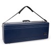 Crossrock ABS Molded Tenor Saxophone Case-Rectangular,with Single Shoulder Strap Blue(CRA861TSBL-R)