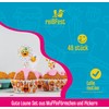 DECOCINO Happy Muffin Set 48 Pieces - 24 Cupcake Cases