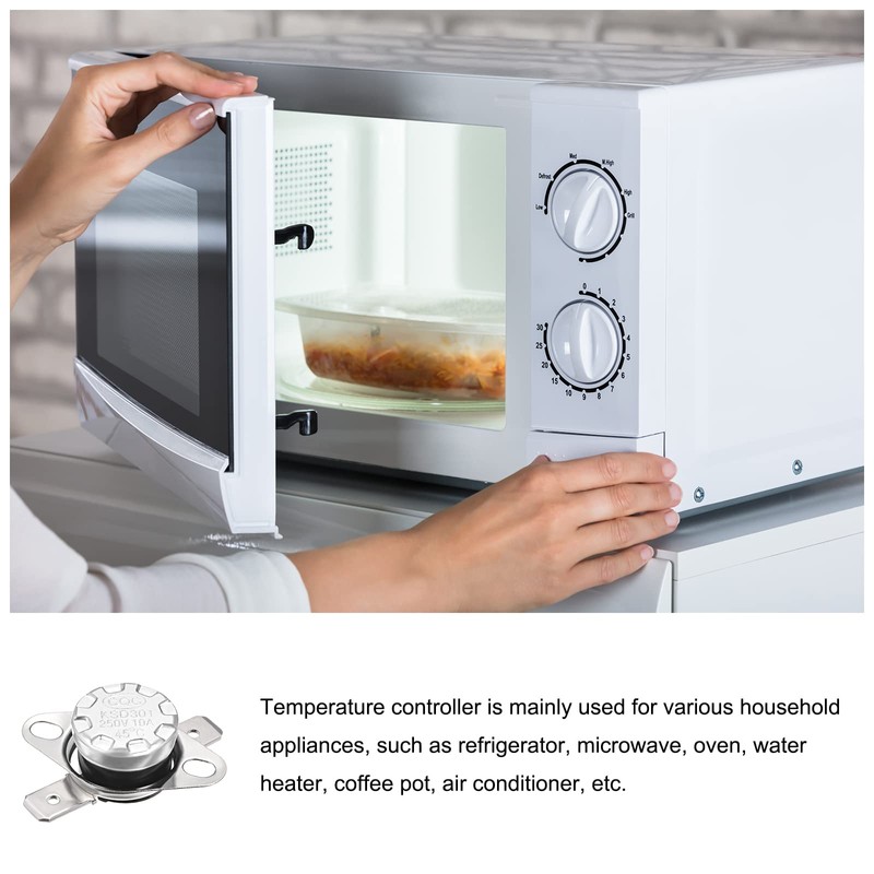 Rebower KSD301 Thermostat 45C NO Temperature Thermal Control Switch, [for