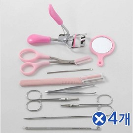 Self Beauty 10-Piece Eyebrow Grooming Kit x4 with Eyebrow Guides Beauty Accessories