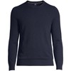 Lands' End Mens Fine Gauge Cashmere Sweater Radiant Navy Regular