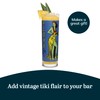 Libbey Tiki Kahiko Zombie Glass, Blue, 13.5 ounce, Set of