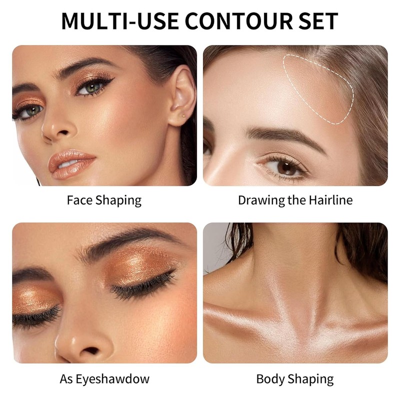 FV Highlighter & Contour Pencil, Creamy Texture, Long-Lasting, Waterproof, Easy