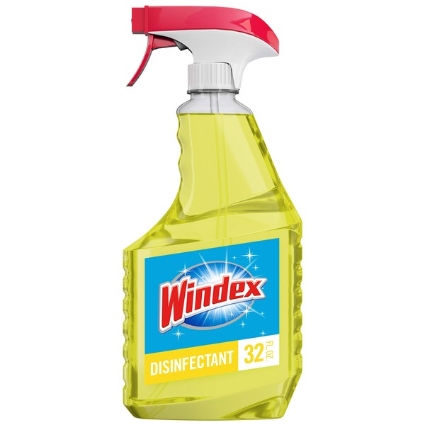 Windex Multi-Surface Disinfectant Cleaner Trigger Bottle, Citrus, 32 fl oz