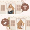 Senodeer Kids Play Tent Indoor: with Mat, Tassel Garland, Star