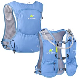 N NEVO RHINO Small Running Vest for Women, Lightweight Hydration Vest with Water Bladder 1.5 Liter, Hydration Backpack for Trail Hiking Cycling Jogging