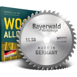 Bayerwald HM Circular Saw Blade Series 11.58 Alternating Tooth Negative for Wood