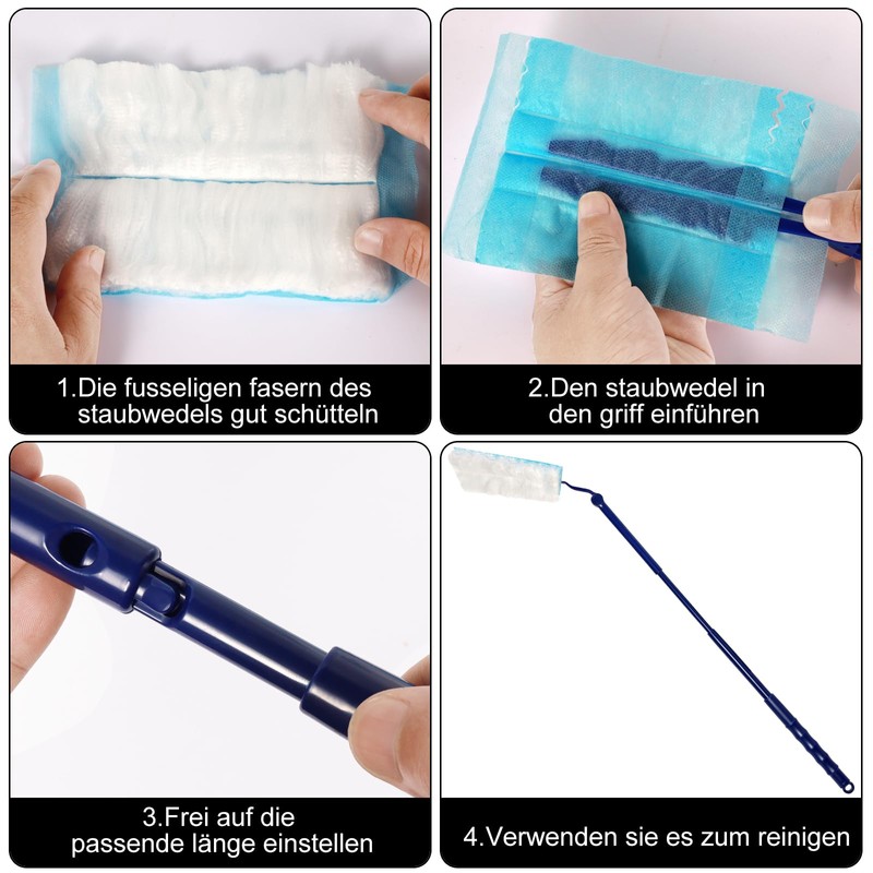 REJOECE Pack of 30 Dust Magnet Refill Pack, Duster Refill