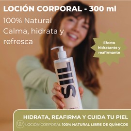 SIIL Verjüngende Körperlotion, 300 ml, feuchtigkeitsspendend und straffend, mit Sheabutter und Hagebutten, Uni, ohne Parabene und Chemikalien, tägliche Körperpflege