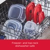 Rubbermaid 16-Piece BPA-Free Plastic Food Storage Set, Red Vented Lids
