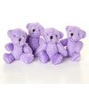 NEW 5 X PURPLE Teddy Bear - Cute And Cuddly
