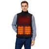 ORORO Men's Heated Softshell Vest with Battery, Soft Shell Heated