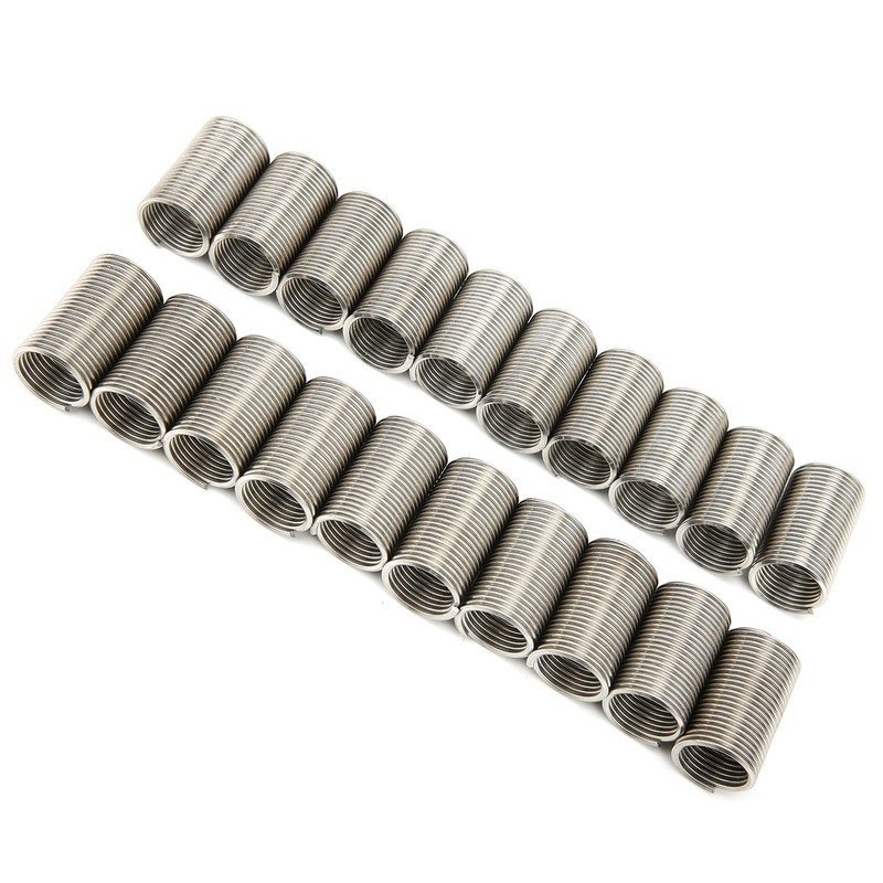 Pack of 20, Stainless Steel Wire Thread Repair Insert Assortment
