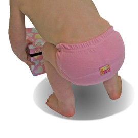 Bright Bots Potty Training Pants with Absorbent and Water Resistant Layer. Bright Pull On Washable Cotton Pants for Toddlers 2 Pack (M 18months, Pale Pink)