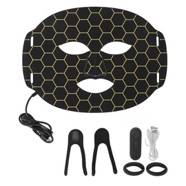 Electric Beauty Face Cover Silicone 7 Colors Light Repairing Improving Metabolism Skin Rejuvenation Device for Home Travel