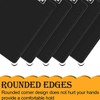 HERKKA 25 Pack Plastic Clipboards, Black, A4 Letter Size, 12.5