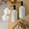 MaisoNovo Soap Dispenser 2-Piece Set | 16.9oz Clear Bottles with