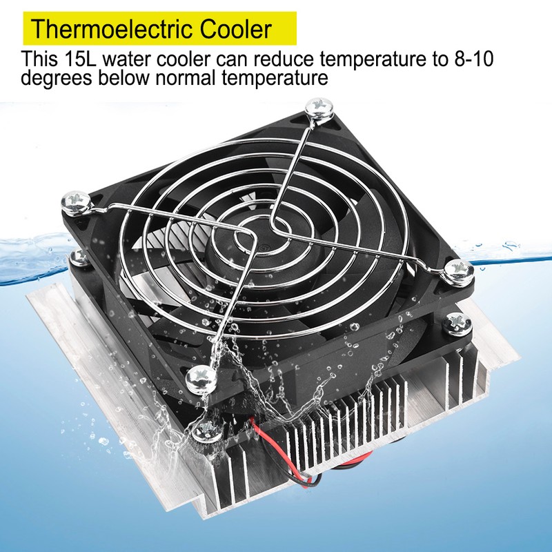 Mini 15L Thermoelectric Cooler Module Semiconductor Refrigeration Kit Water Cooling