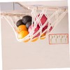 GANAZONO Macrame Fruit Vegetable Hanging Basket Kitchen Decor Space-Saving Under