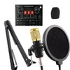 Home Studio Recording Kit Podcast Music Mixer Equipment Condenser Microphone