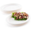 Max Solutions 50 Pack 7 inch (18cm) Bagasse Plates Super