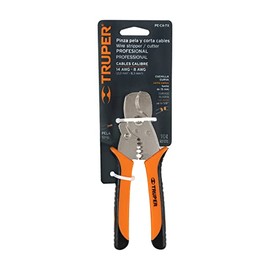 Truper PE-CA-7X, Pinza pelacables y corta cables 7, profesional                                                                                       