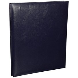 Pioneer Leatherette Post Bound Album 8.5"X11", Navy
