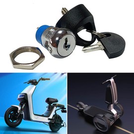 Andy's Orchids Ignition Switch, Electric Scooter Lock, Mobility Scooter Spare Start Power Switch Lock, Universal Cycling Accessories with 2 Keys