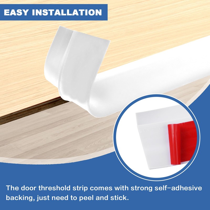 Vinyl Door Threshold Flooring Transition Strip Self Adhesive Carpet Edging