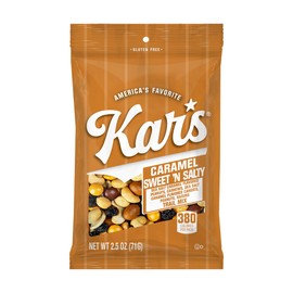 Kar’s Nuts Caramel Sweet ‘N Salty Trail Mix, 2.5 oz Grab & Go Bags, Individual Snack Packs (Pack of 42), Gluten-Free Trail Mix Snacks
