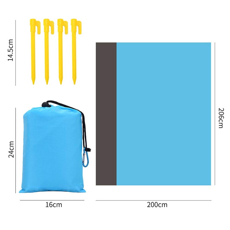 Beach Blanket Picnic Mat Camping Ground Mat Mattress 210 *