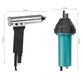 Beyondlife 1080W Plastic Heat Welding Hot Air Torch Welding with Nozzle Hose Kit for Welding Machine, Adjustable Temperature