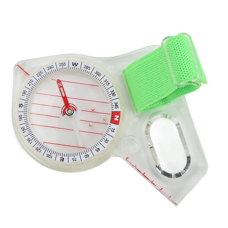 Thumb Compass, Orienteering Compass with Luminous Markings