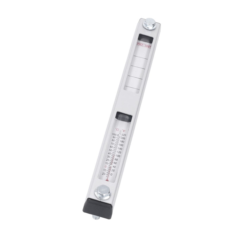 Oil Liquid Level Gauge Alloy Glass Self Sealing Clear Display