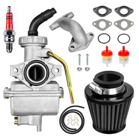 FVRITO PZ20 Carburetor Carb for Tao tao Coolster 125cc 110cc 90cc 70cc 50cc Kazuma Baja Chinese Kids ATV Quad 4 Wheeler SunL NST Roketa Loncin Lifan XR80 CRF70 4 Stroke Go Kart Pit Dirt Bike Part