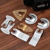 LABOFiC 10Pcs Diamond Oscillating Blades, Flush Cut Grout Oscillating Multi