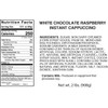 Cappuccino Supreme 2 lb bag White Chocolate Raspberry Instant Cappuccino