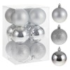 RELONGGI Christmas Ball Ornaments, 12pcs 6cm/2.36" Pre-Strung Xmas Tree Decorations，Holiday