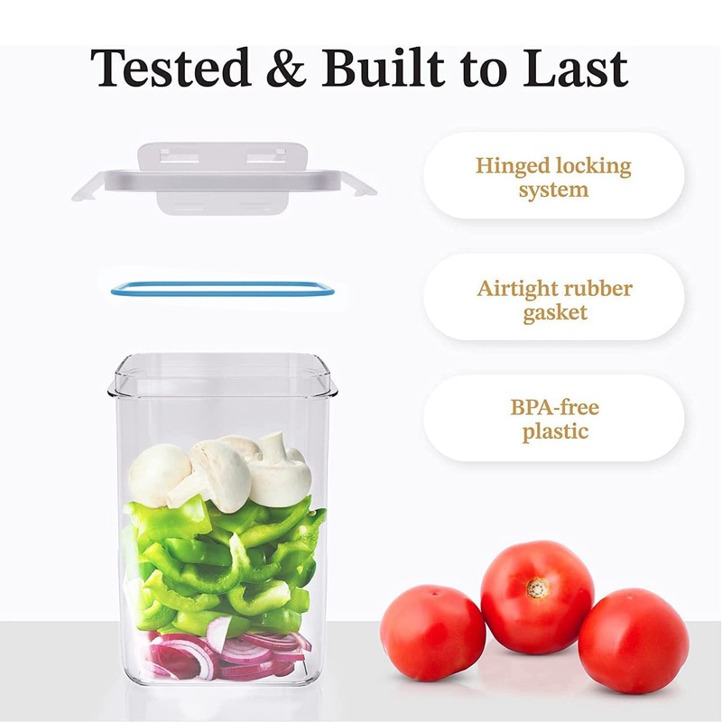 Chef's Path Airtight Food Storage Container Set with Lids -