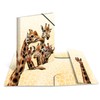 HERMA Portfolio Folder A4 Giraffe Children's Plastic Corner Folder with
