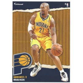 Fathead DAVID WEST FATHEAD TRADEABLES INDIANA PACERS XAVIER MUSKETEERS DECAL 2014-15 #15